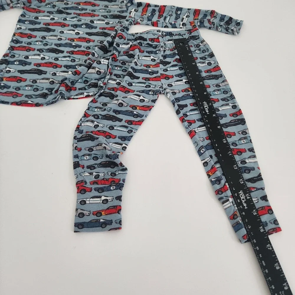 Posh‎ Peanut 18-24M Race Car Bamboo Viscose Long Sleeve Pajama Set